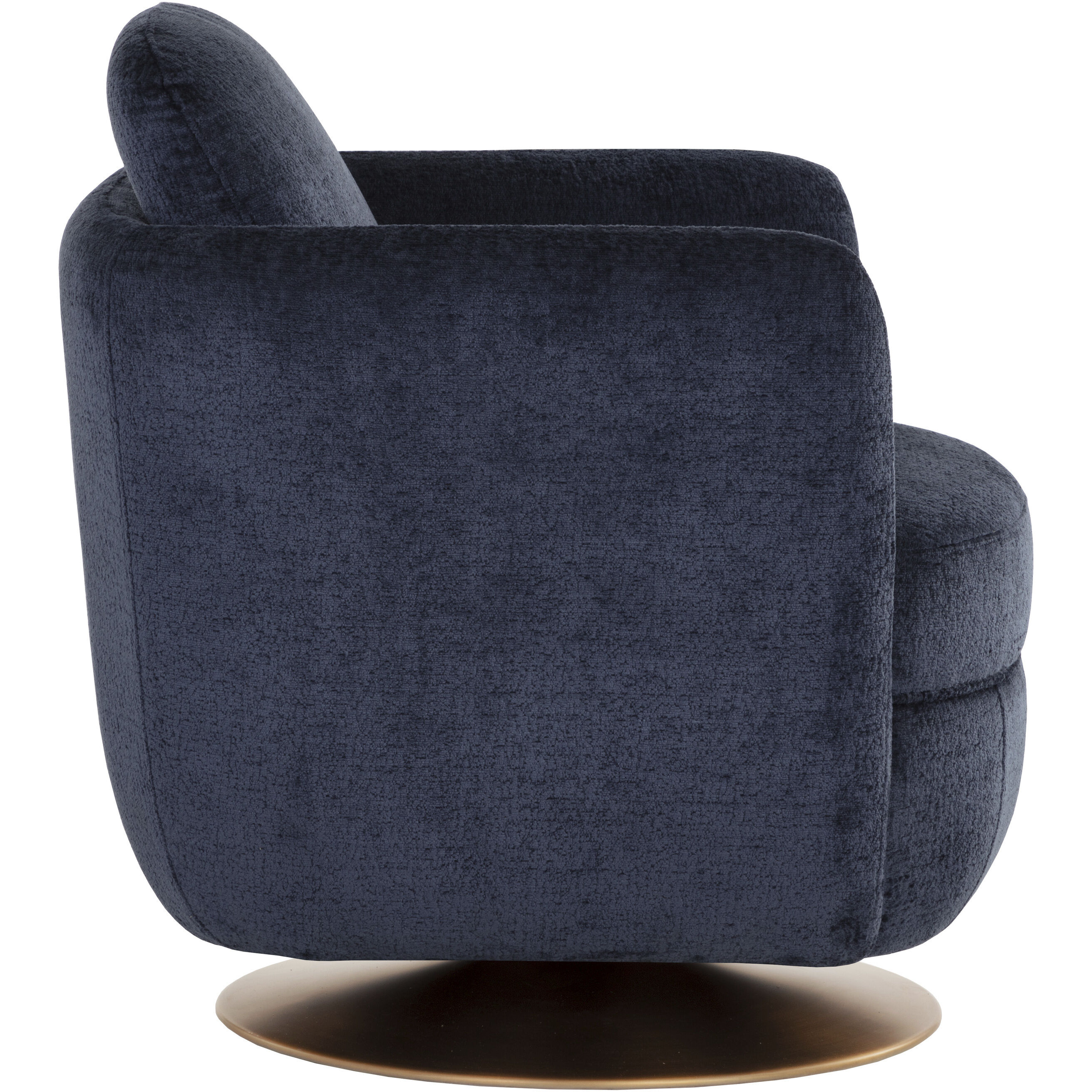 Gilley Bergen Navy Swivel Lounge Chair, Swivel
